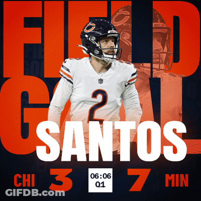Chicago Bears Vs New England Patriots Football Poster GIF