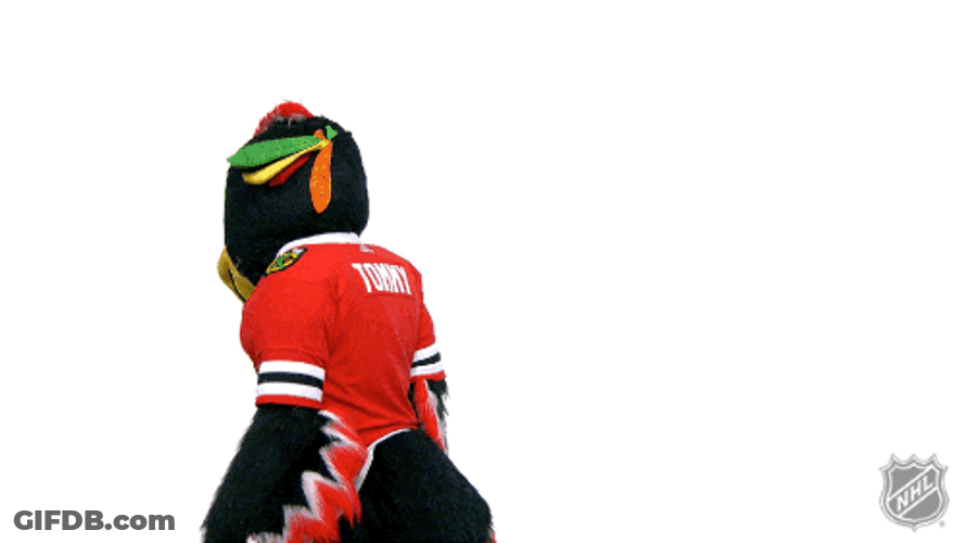 Chicago Black Hawks Finger Snap GIF