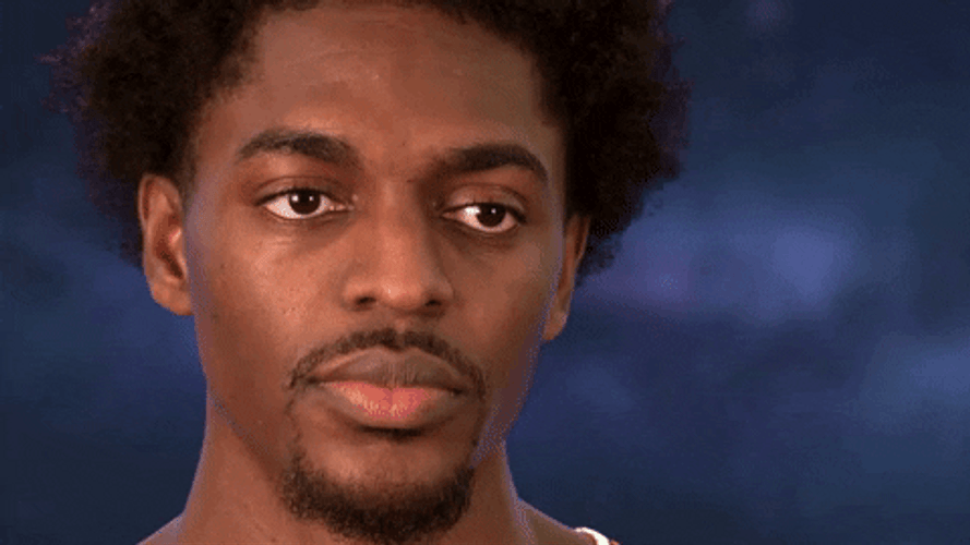 Chicago Bulls Blinking Guy Justin Holiday GIF