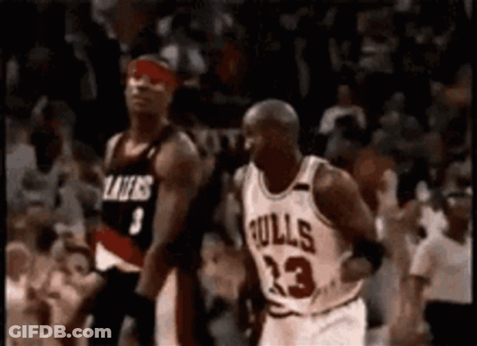 Chicago Bulls Michael Jordan Swag GIF