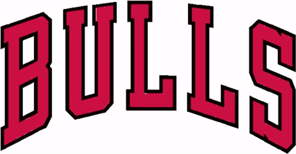 Chicago Bulls Red And White Logo GIF