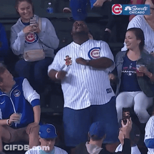 Chicago Cubs Fan Dance GIF