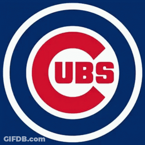 Chicago Cubs Logo With Bear GIF