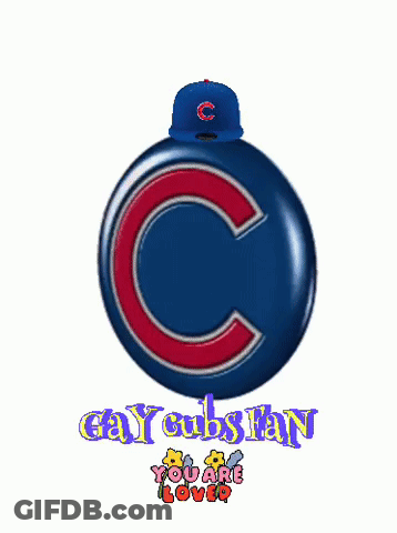 Chicago Cubs Logo With Cap GIF