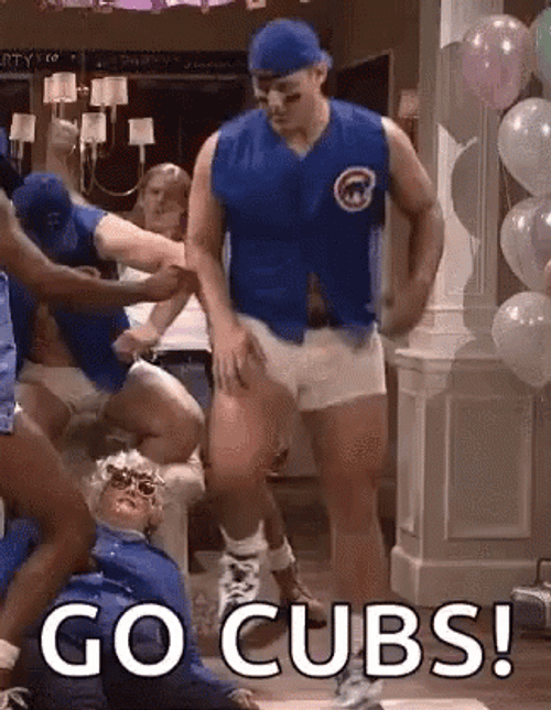 Chicago Cubs Party Twerk GIF