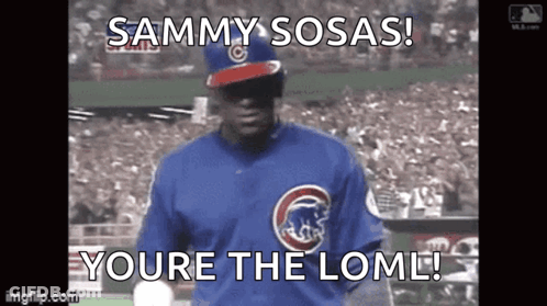 Chicago Cubs Player Says Sammy Sosa Youre The Loml GIF