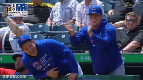 Chicago Cubs Players Laughing GIF