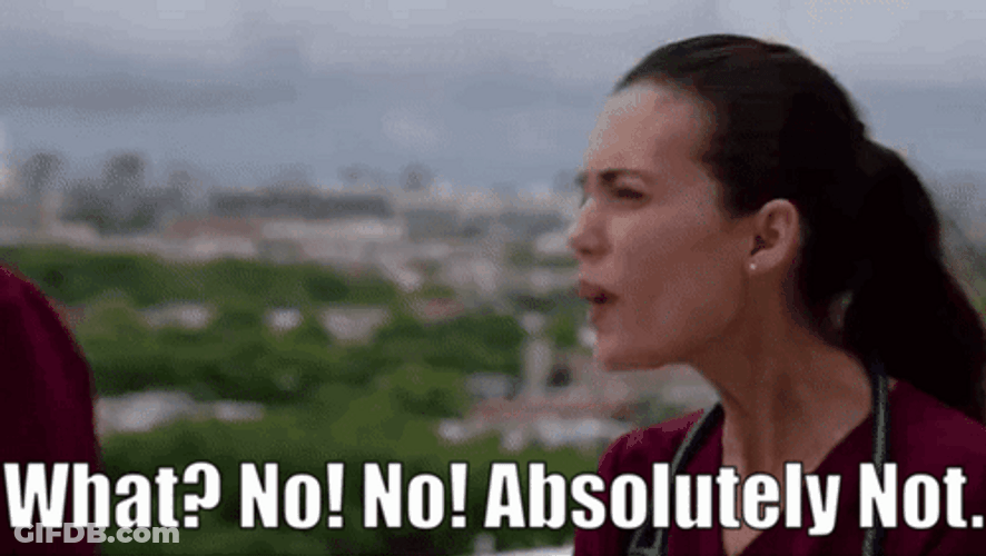 Chicago Med Natalie Manning Angry Absolutely Not GIF
