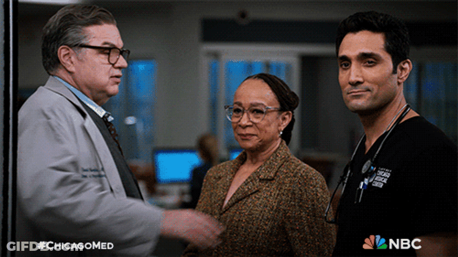 Chicago Med Shoulder Tap See Ya GIF