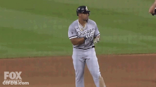 Chicago White Sox Baseball Player Standing On Field GIF