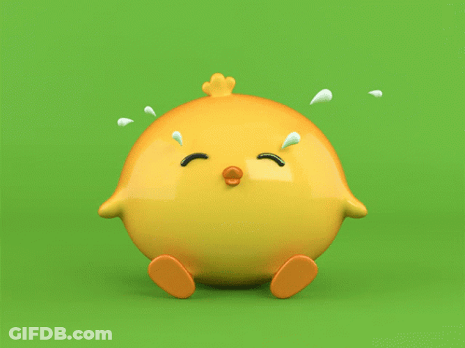 Chicken Animated Crying GIF