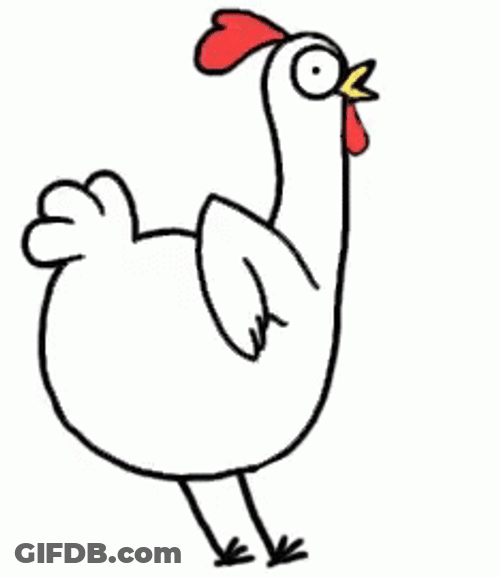 Chicken Bro Screaming GIF