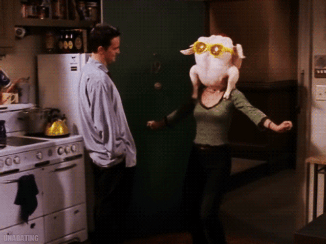 Chicken Head Lady Dancing With Sunglasses GIF