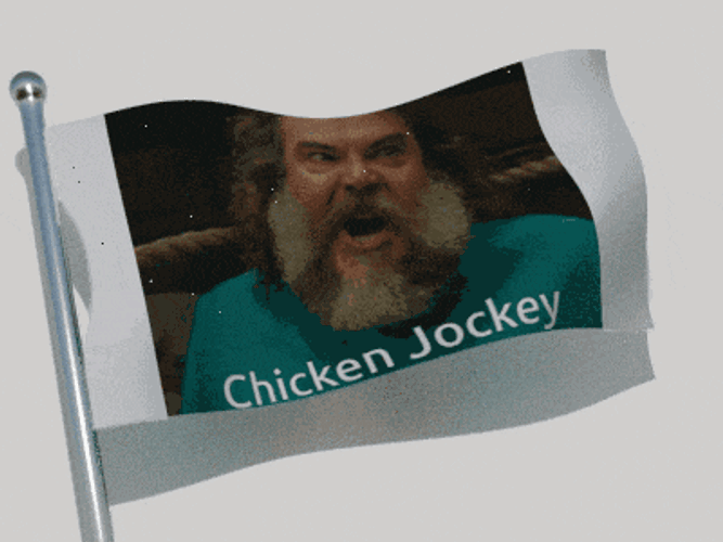Chicken Jockey Minecraft Movie GIF