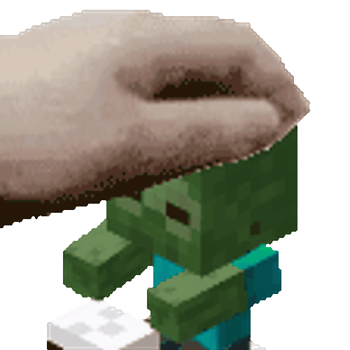 Chicken Jockey Minecraft Sticker GIF