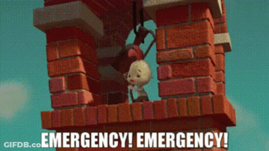 Chicken Little Bell Emergency GIF