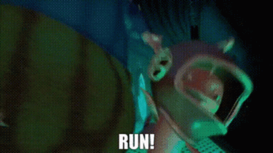 Chicken Little Escaping Run GIF
