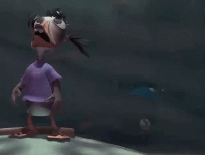 Chicken Little Goosey Loosey Possessed GIF