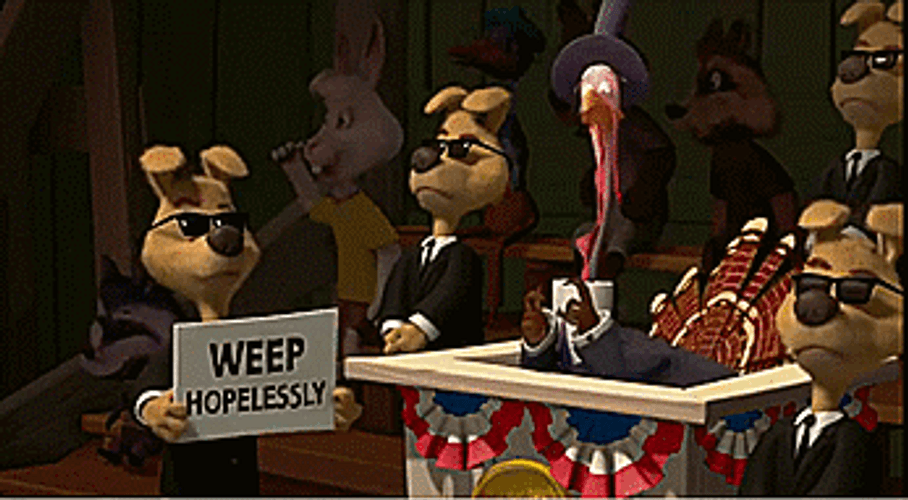 Chicken Little Mayor Turkey Lurkey GIF