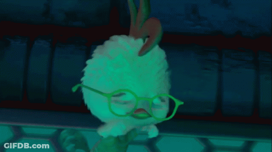 Chicken Little Scared Shocked GIF