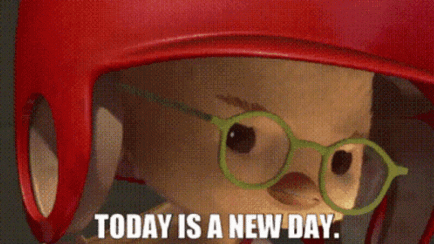 Chicken Little Self Motivation Baseball GIF