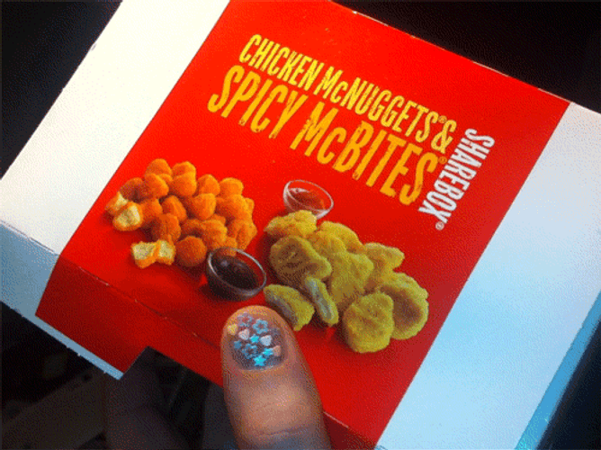 Chicken Nugget Meme Spicy Bites GIF