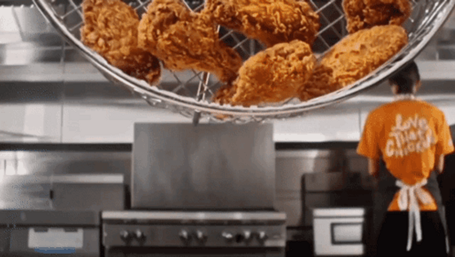 Chicken Nugget Wing Food GIF