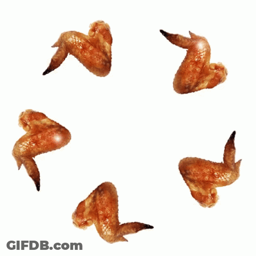 Chicken Wing Circle GIF