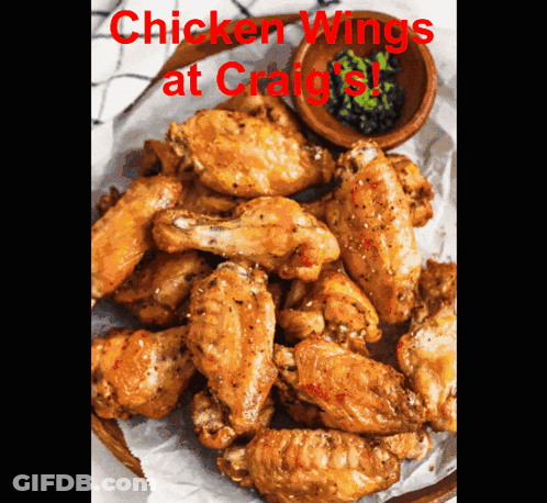 Chicken Wings At Craig's GIF