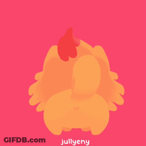 Chicken With Name Jullyeny GIF