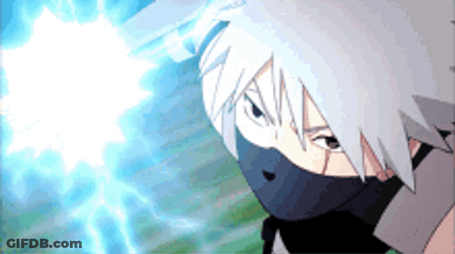 Chidori Kakashi Sharingan Dash GIF