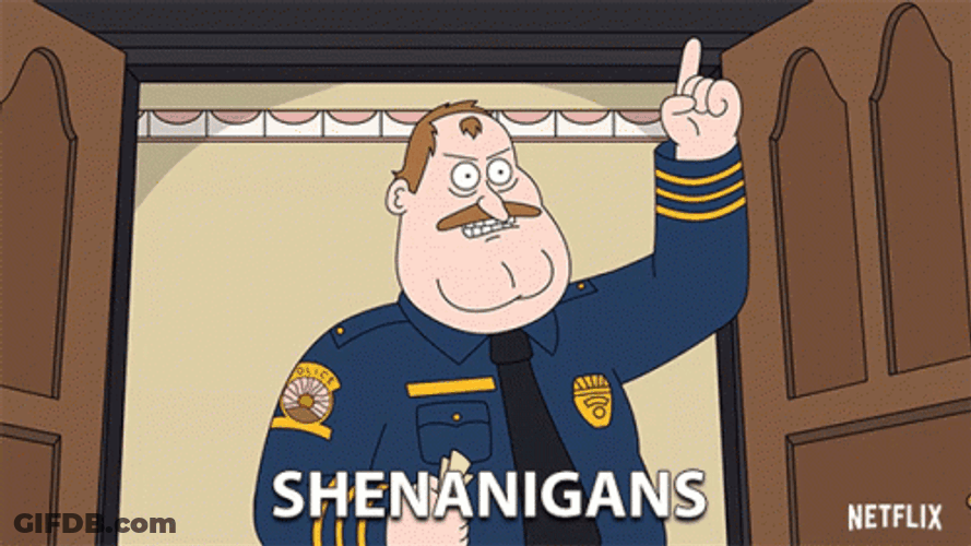Chief Randall Crawford Shenanigans GIF