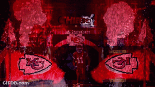 Chiefs Player In Front Of State Farm Sign GIF