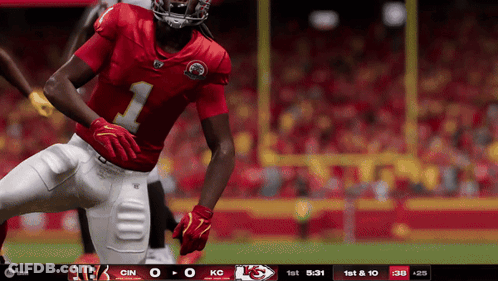 Chiefs Vs Bengals Football Game GIF