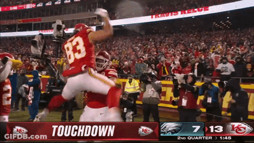 Chiefs Vs Eagles Football Game GIF