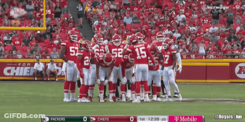Chiefs Vs Packers Football Game GIF