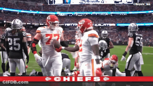 Chiefs Vs Raiders Football Game GIF