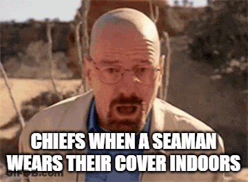 Chiefs When A Seaman Wears Their Cover Indoors Chiefs GIF