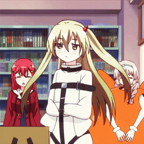 Chifuyu Himeke In Straight Jacket GIF