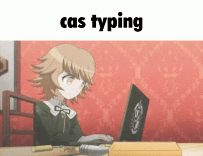 Chihiro Anime Typing GIF
