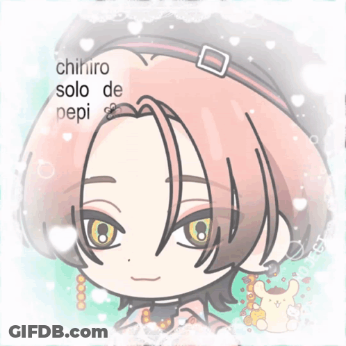 Chihiro Solo De Pepi On White Background GIF