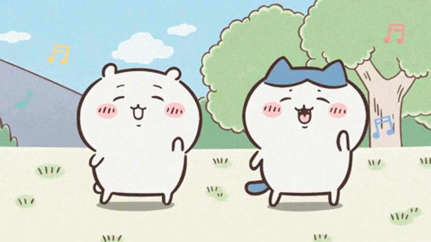 Chiikawa And Hachiware Party Dance GIF