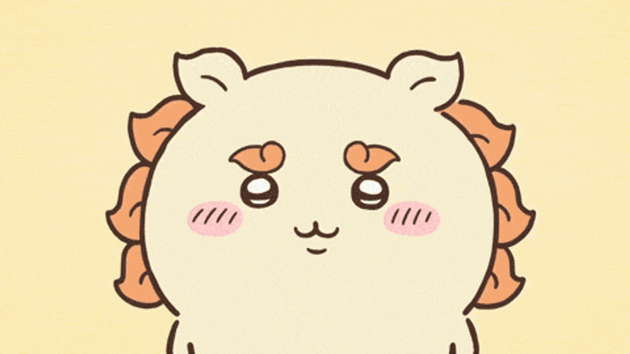 Chiikawa Cute Shisa Smile GIF