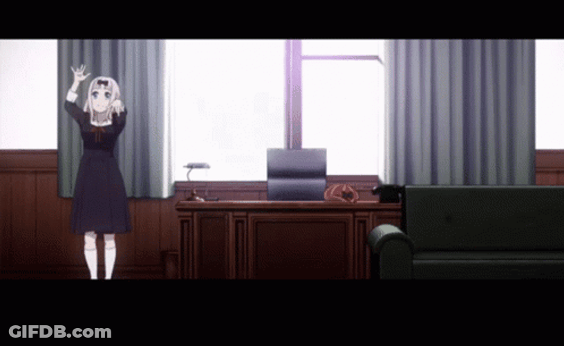 Chika Dance Anime End Credits GIF
