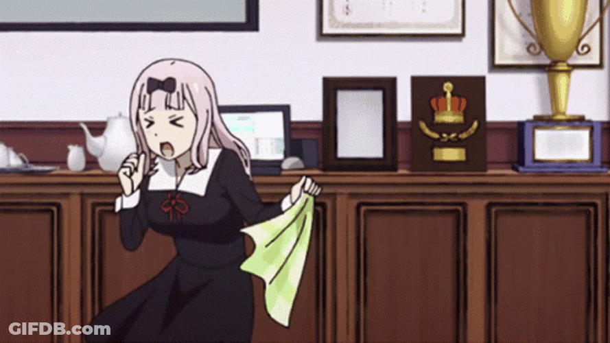 Chika Dance Anime Girl Panic GIF