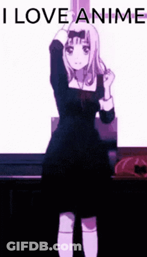 Chika Dance I Love Anime Glitch GIF