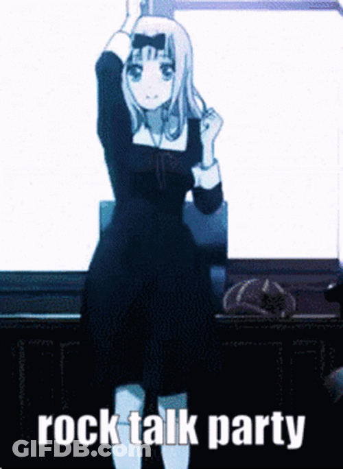 Chika Dance Rock Talk Party GIF