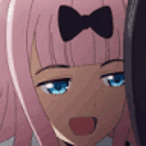 Chika Fujiwara Annoying Eyebrows Raise GIF