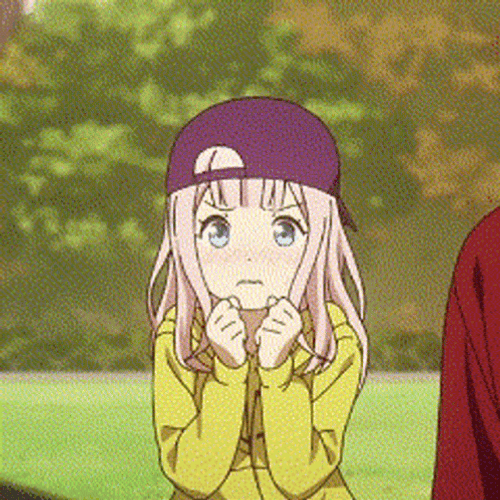 Chika Fujiwara Anxiously Waiting GIF
