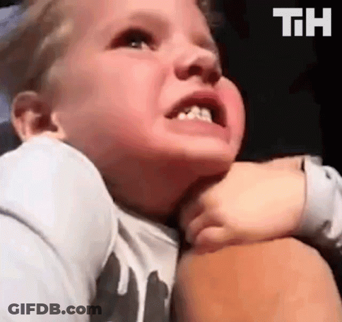 Child Face Close Up With Letters TH GIF